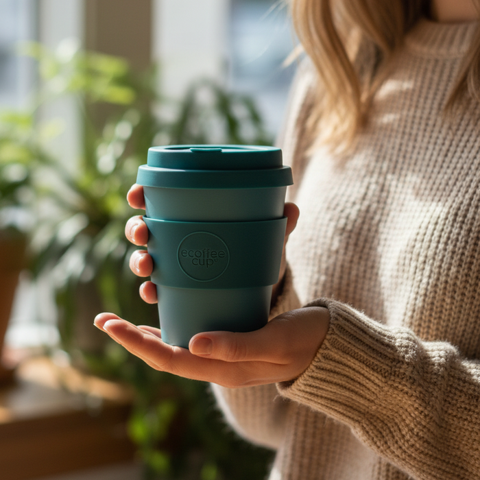 Ecoffee Cup Reusable Plant-Based Coffee Cup 8oz