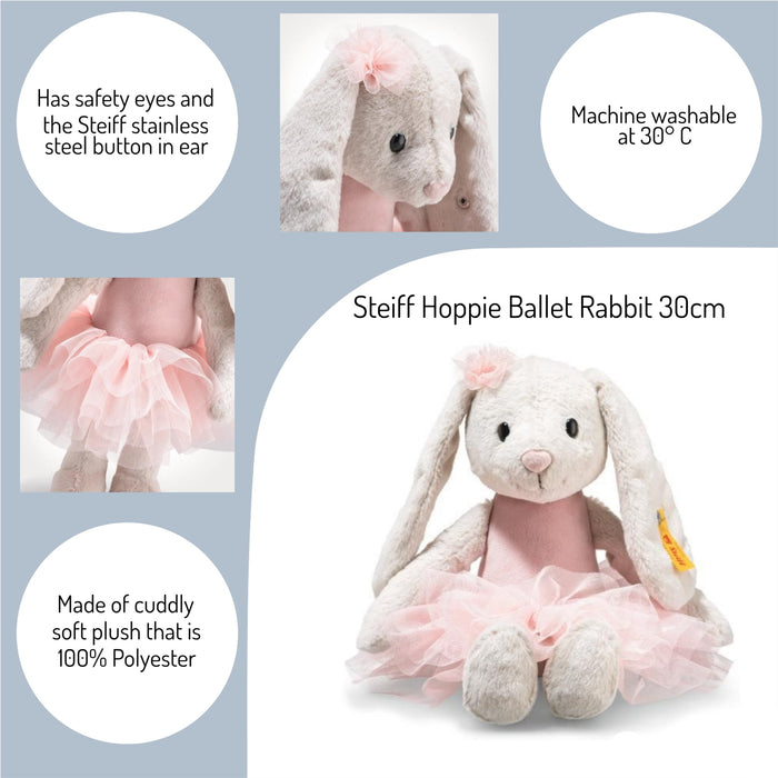 Steiff Hoppie Ballet Rabbit Soft Toy 30cm