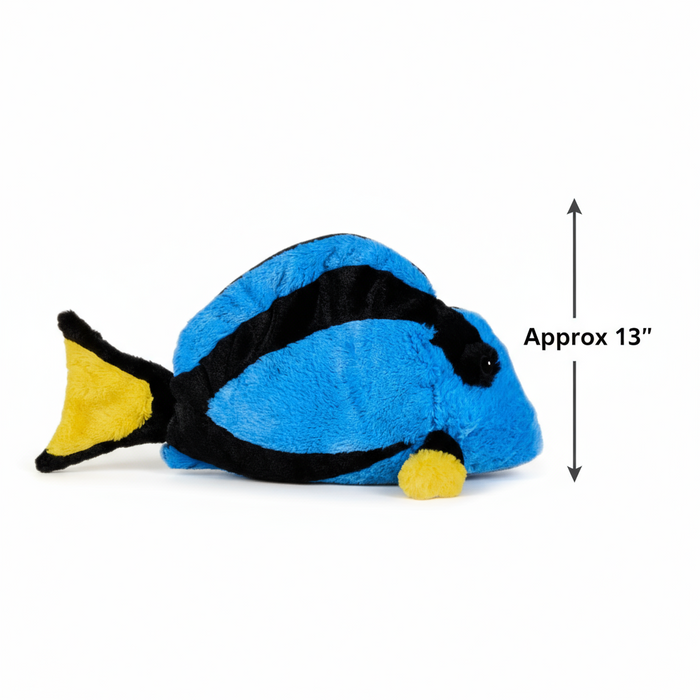 Warmies Blue Tang Fish Microwavable Lavender Scented Soft Toy