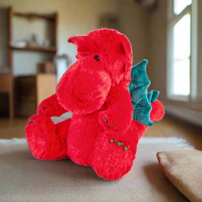 Warmies Welsh Red Dragon Microwavable Lavender Scented Soft Toy