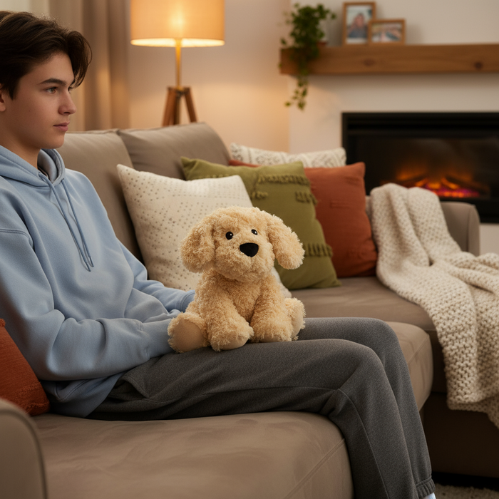 Warmies Cockapoo Dog Microwavable Lavender Scented Soft Toy