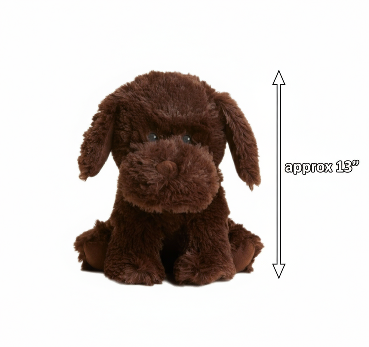 Warmies Chocolate Labrador Dog Microwavable Lavender Scented Soft Toy