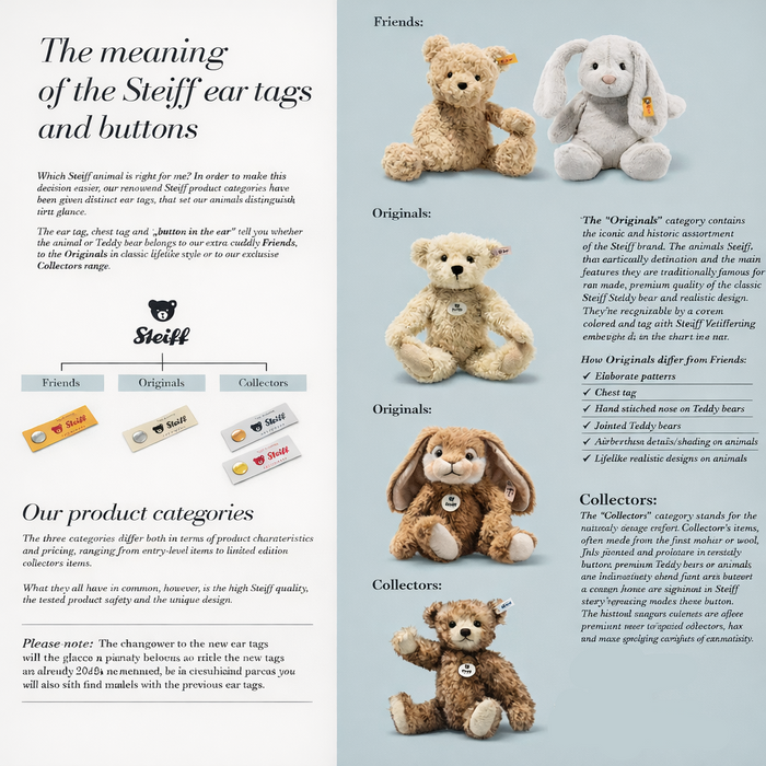 Steiff 'My First Steiff' Pink Hoppie Rabbit Soft Toy 26cm