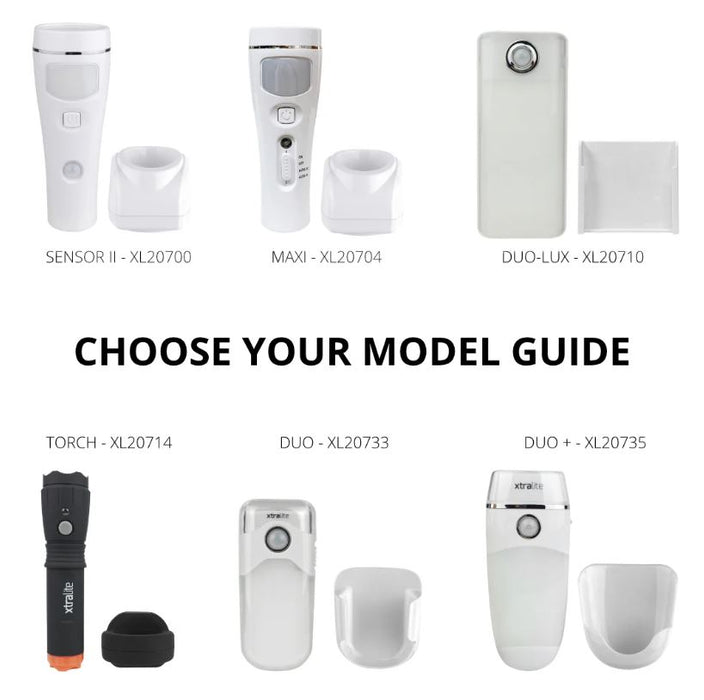 Xtralite Nitesafe Replacement Charging Cradle (Choose Your Model)