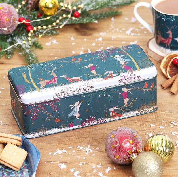 Sara Miller Woodland Tales Rectangular Storage Tin
