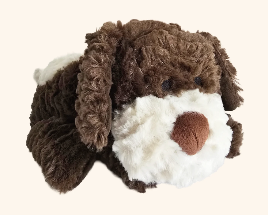 Beddy Buddies Brown Dog Microwaveable Flaxseed Heat Pack Soft Toy