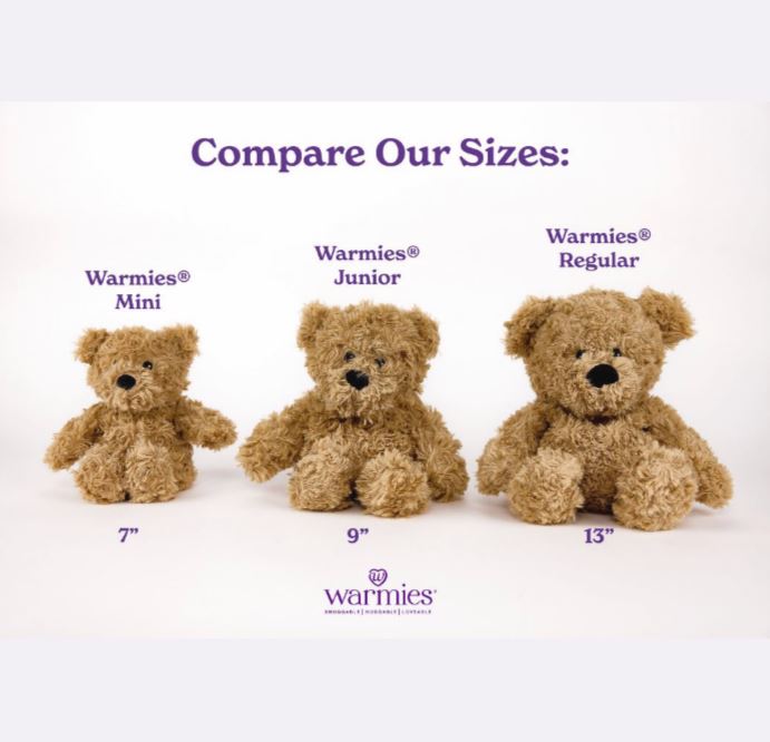 Warmies Junior 9" Microwavable & Cooling Soft Toys With Lavender Scent