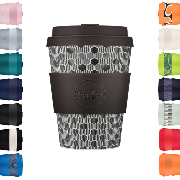 Ecoffee Cup Reusable Plant-Based Coffee Cup 12oz (More Colours Available)