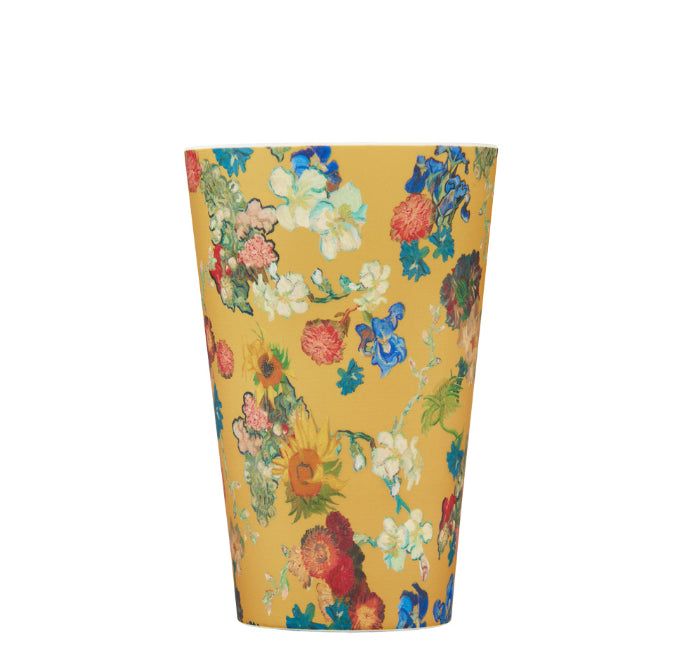 Ecoffee Cup Vincent Van Gogh Flowers 50th Anniversary Reusable Travel Mug 14oz