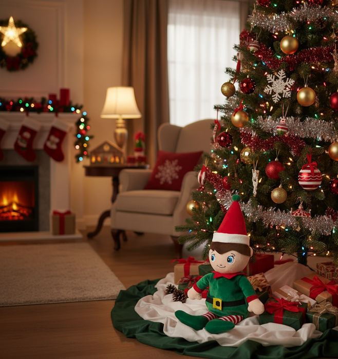 Warmies Mr & Miss Elf Microwavable Lavender Scented Soft Toy