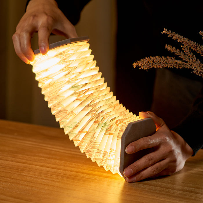 Gingko Smart LED Accordion Velvet Desk Lamp