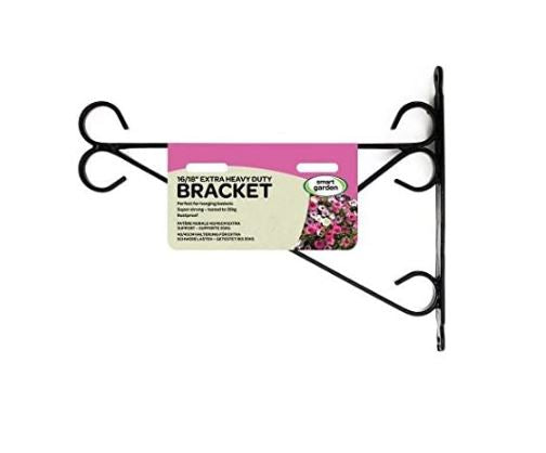 Garden Hanging Basket Bracket Wall Mounted Metal Outdoor Hook Heavy Duty 16/18"