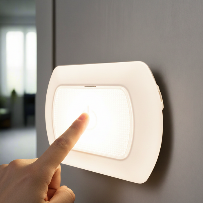Omni Rechargeable LED Tap Lights With Wireless Magnetic Strip