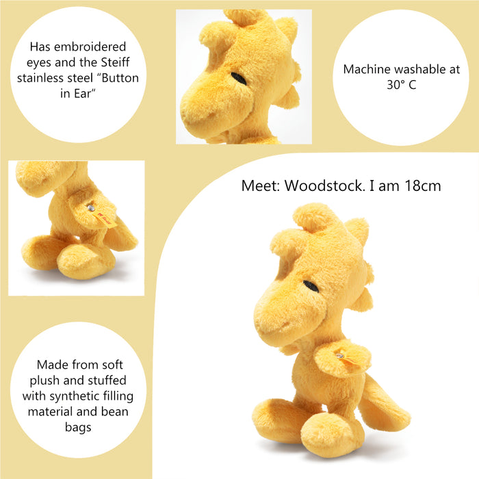Steiff Snoopy Woodstock Soft Toy 18cm