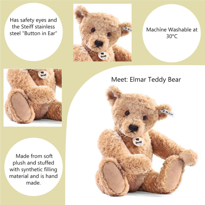 Steiff Elmar Golden Brown Classic Teddy Bear
