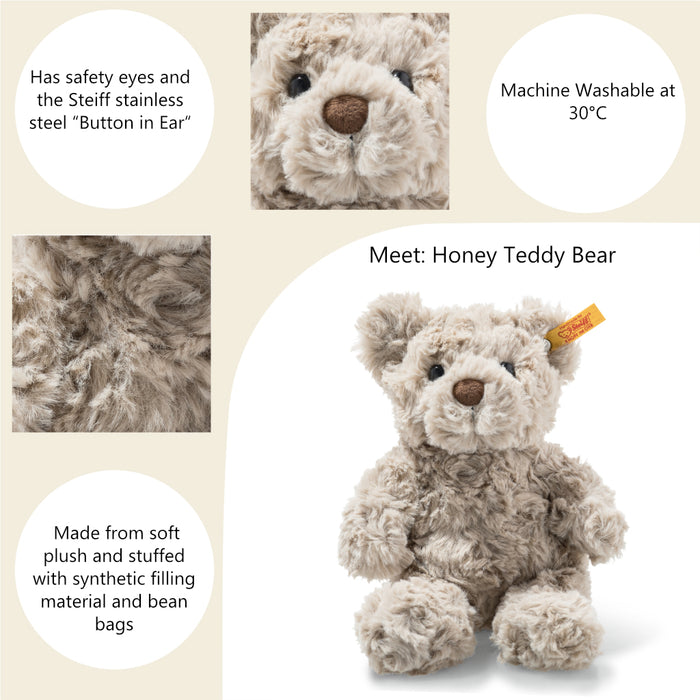 Steiff Honey Bear Teddy Soft Plush Toy 18cm