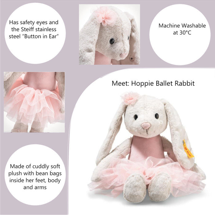 Steiff Hoppie Ballet Rabbit Soft Toy 30cm