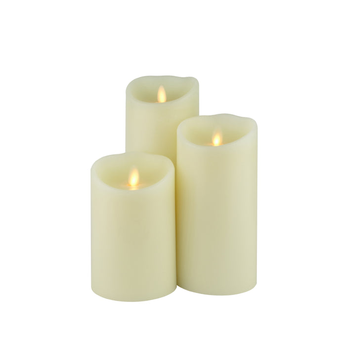 Large Flameless LED Pillar Candle