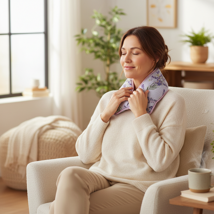 Warmies Microwavable Reusable Wheat Neck Wrap