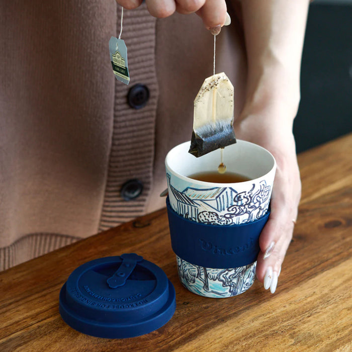 Ecoffee Cup Vincent Van Gogh Old Vineyard Reusable Travel Mug 12oz