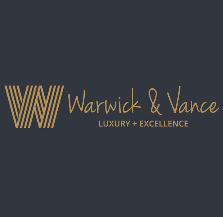 Warwick & Vance Men's 100% Cotton Blue Patterned Handkerchiefs 3 Packs