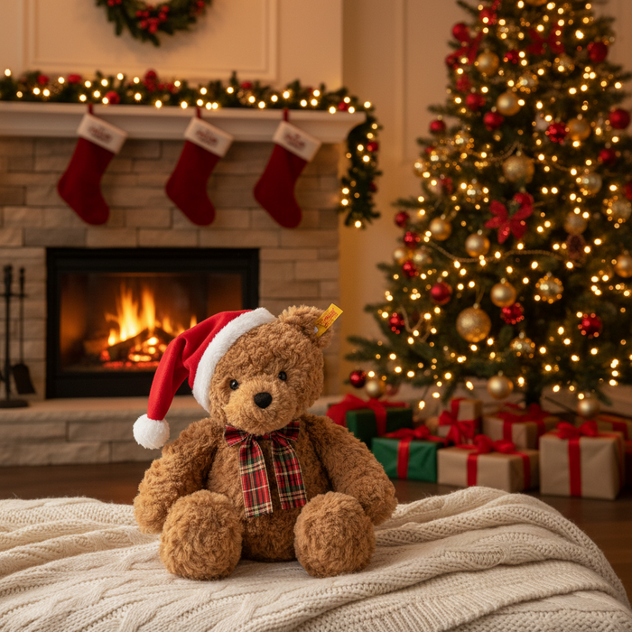 Steiff Jimmy Christmas Teddy Bear Plush Soft Toy 30cm