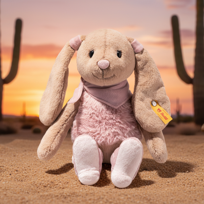 Steiff Hoppie Bunny Cowgirl Soft Toy 32cm
