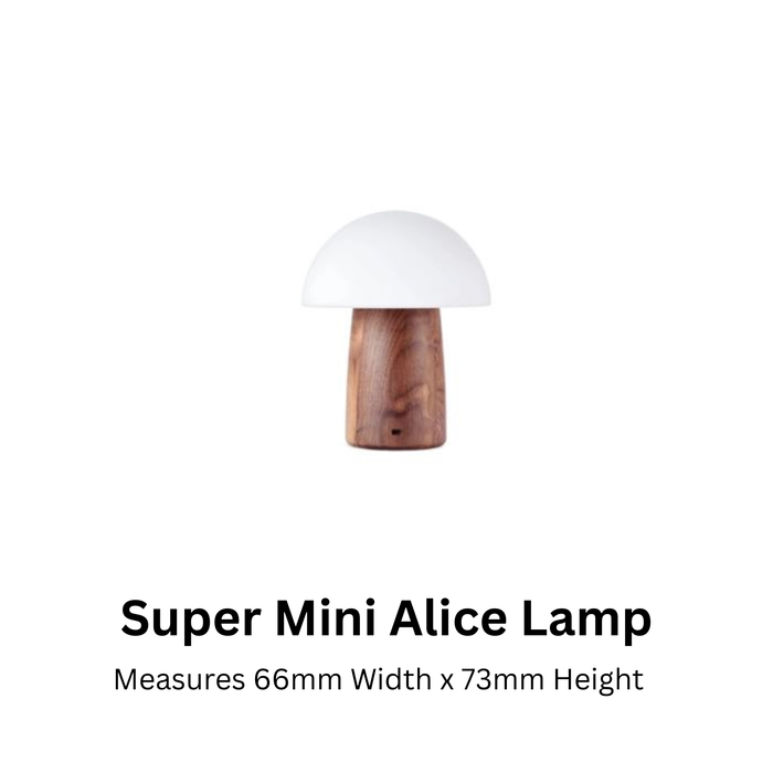 Gingko Super Mini Alice Mushroom RBG Colour Changing Desk Lamp