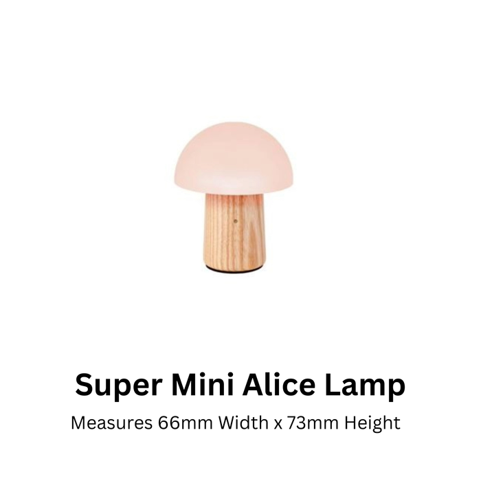 Gingko Super Mini Alice Mushroom RBG Colour Changing Desk Lamp