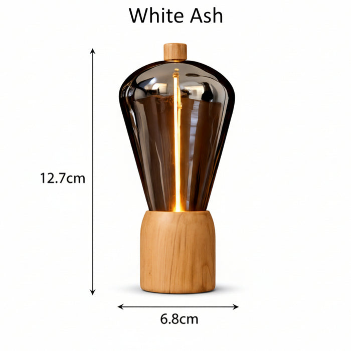Gingko Opal Drift Interactive Wooden Desk Lamp