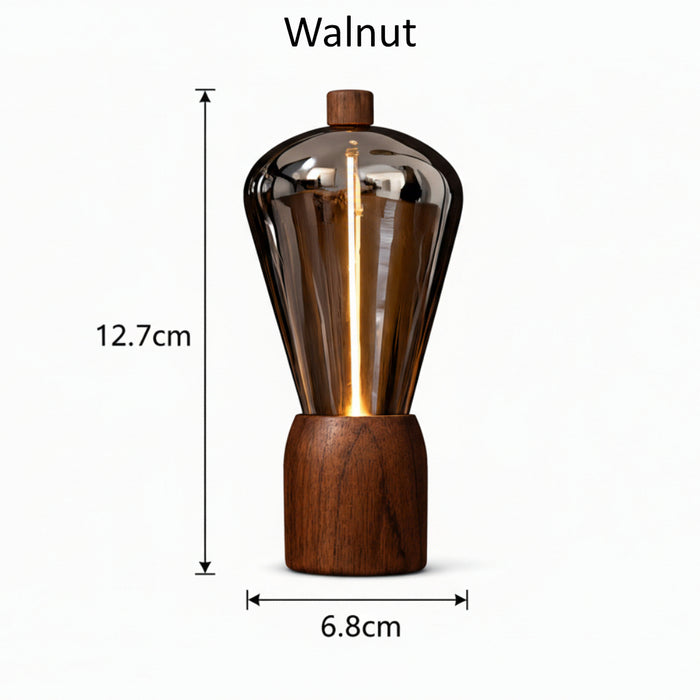 Gingko Opal Drift Interactive Wooden Desk Lamp