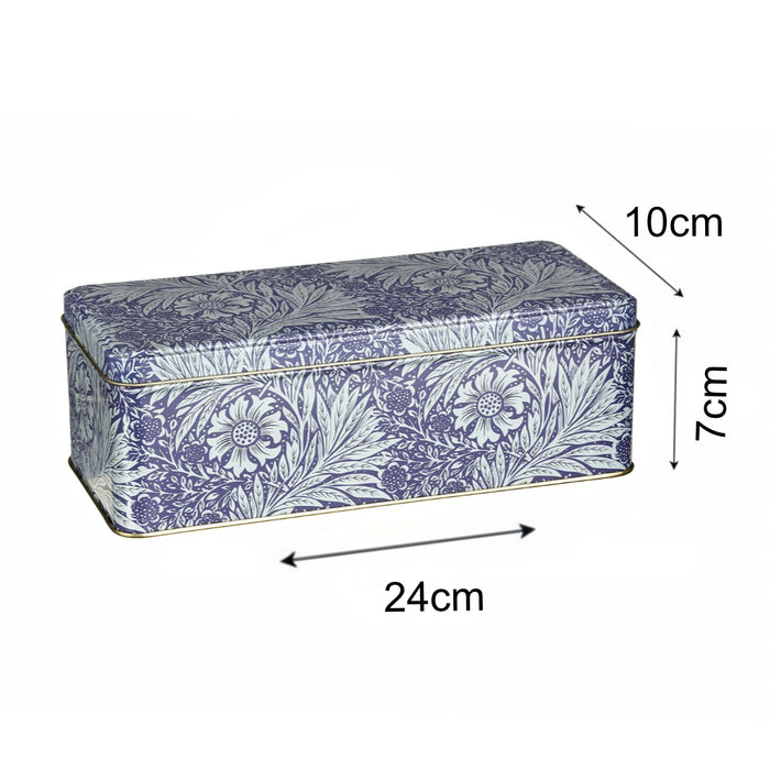 Arts & Crafts William Morris Marigold Long Storage Tin