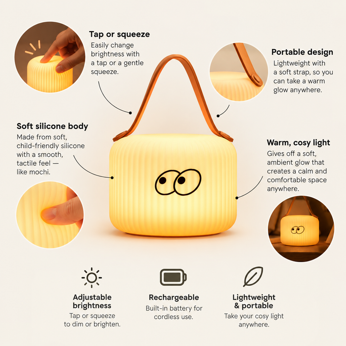 Plii By Gingko Mochi Portable LED Lamp