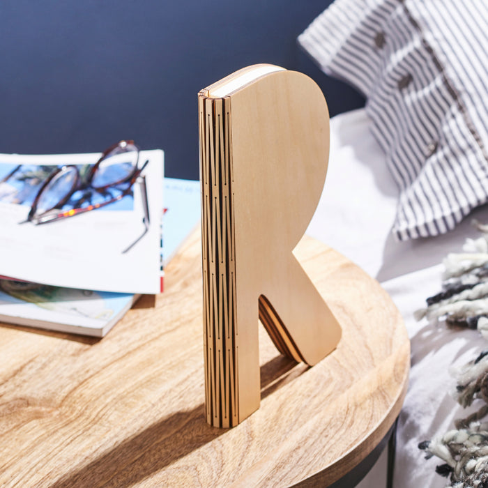 Gingko R Space Natural Wood Rechargeable LED Desk Lamp