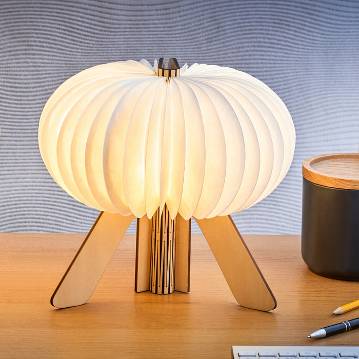 Gingko R Space Natural Wood Rechargeable LED Desk Lamp