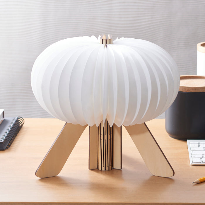 Gingko R Space Natural Wood Rechargeable LED Desk Lamp