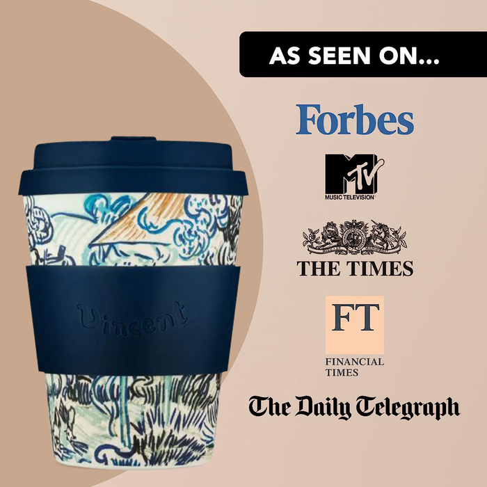 Ecoffee Cup Vincent Van Gogh Old Vineyard Reusable Travel Mug 12oz