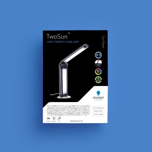 The Daylight Company TwoSun SAD (Seasonal Affective Disorder) Light Therapy Lamp