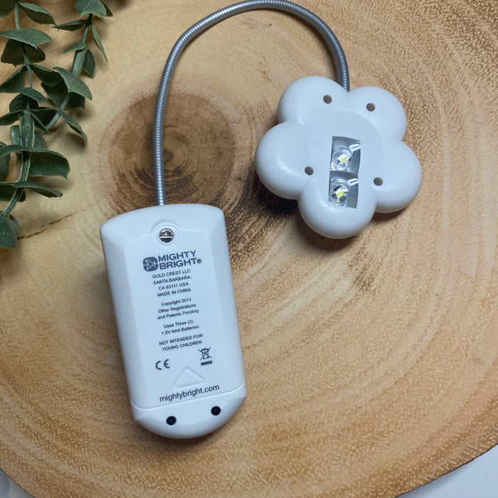 Baby Bright White Daisy Clip-On LED Nursery Crib Light