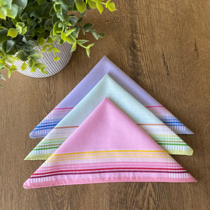 Warwick & Vance Autumn Check 100% Cotton Handkerchiefs