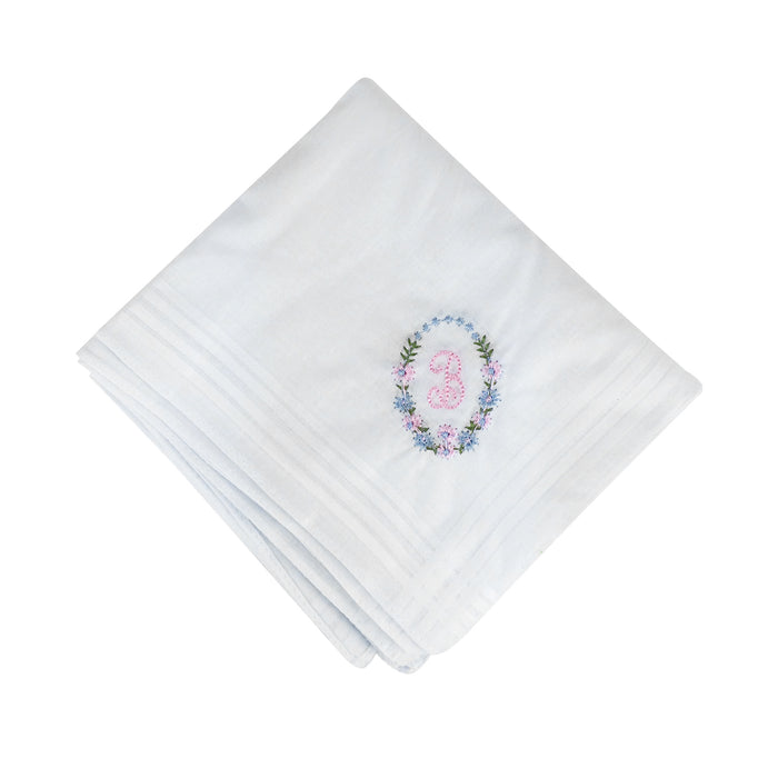 Spence Bryson Womens Embroidered Choose Your Own Initials White Cotton Handkerchiefs 13 Pack