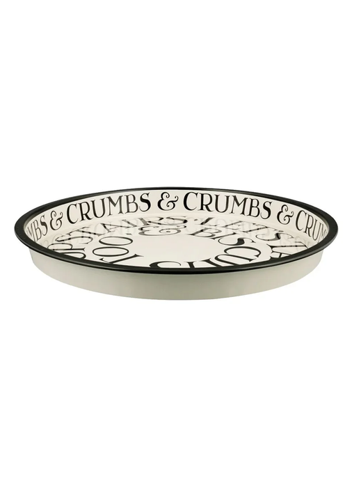 Emma Bridgewater Black Toast Round Tin Tray 28cm
