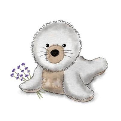 Warmies Seal Pup 13" Microwavable Soft Comforting Toy Wheat Filled With Lavender Scent
