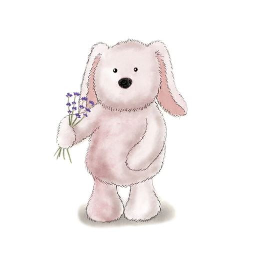 Warmies Pink Rabbit 13" Microwavable Soft Comforting Toy Wheat Filled With Lavender Scent