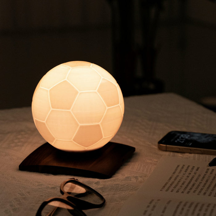 Gingko Mini Football Spinning LED Desk Lamp