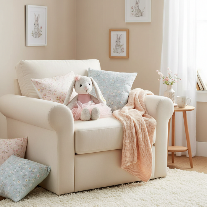 Hoppie Rabbit Steiff Hoppie Ballet Bunny Rabbit Soft Cuddly Plush Toy 30cm 081064 ...