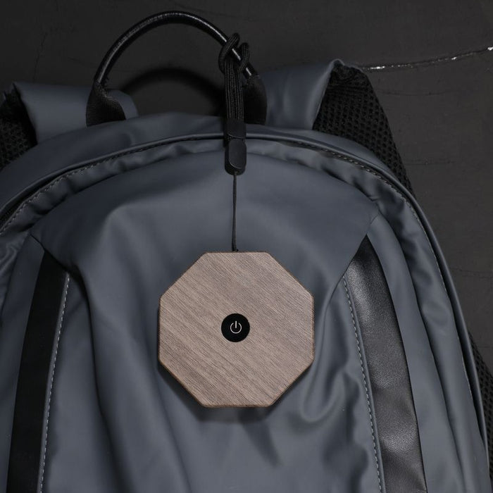 Gingko Natural Wood Twist Mini LED Desk Lamp