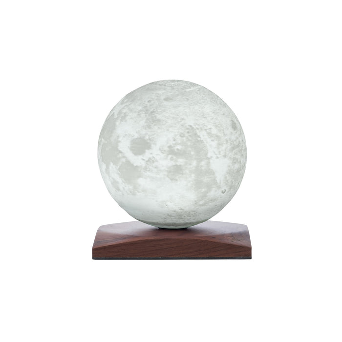 Gingko Smart Luna Spin LED Desk Lamp Walnut Wood