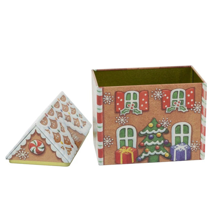 Dana Kubrick Gingerbread Man House Storage Tin