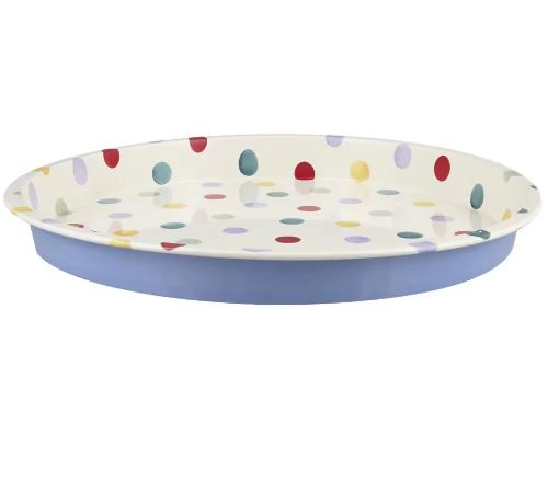 Emma Bridgewater Polka Dot Round Tin Tray 30cm
